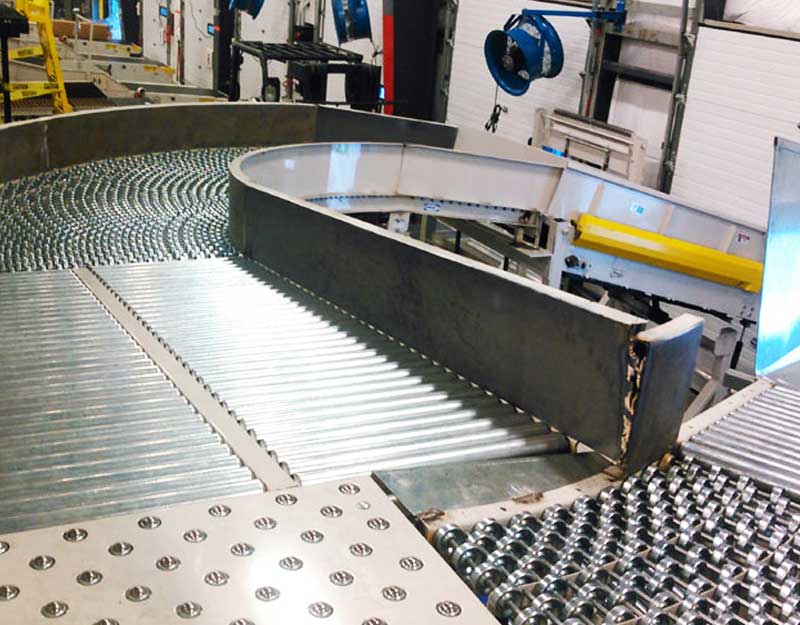 Conveyor systems in-service.